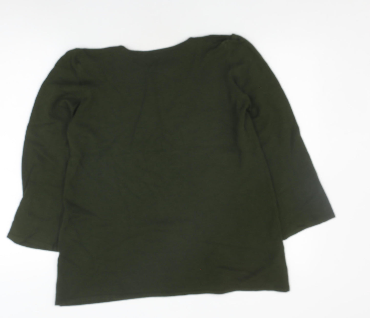 Womens UK Size 14 Marks and Spencer Green  T-Shirt
