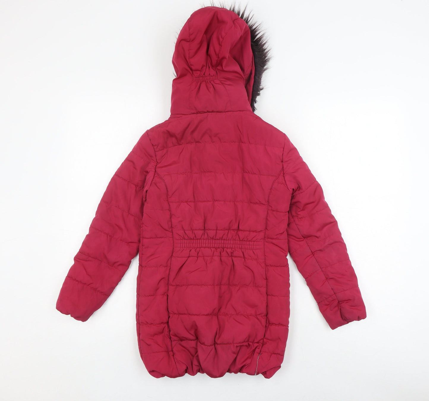 Regatta Girls Red Puffer Jacket - 9-10 Yrs Winter Coat