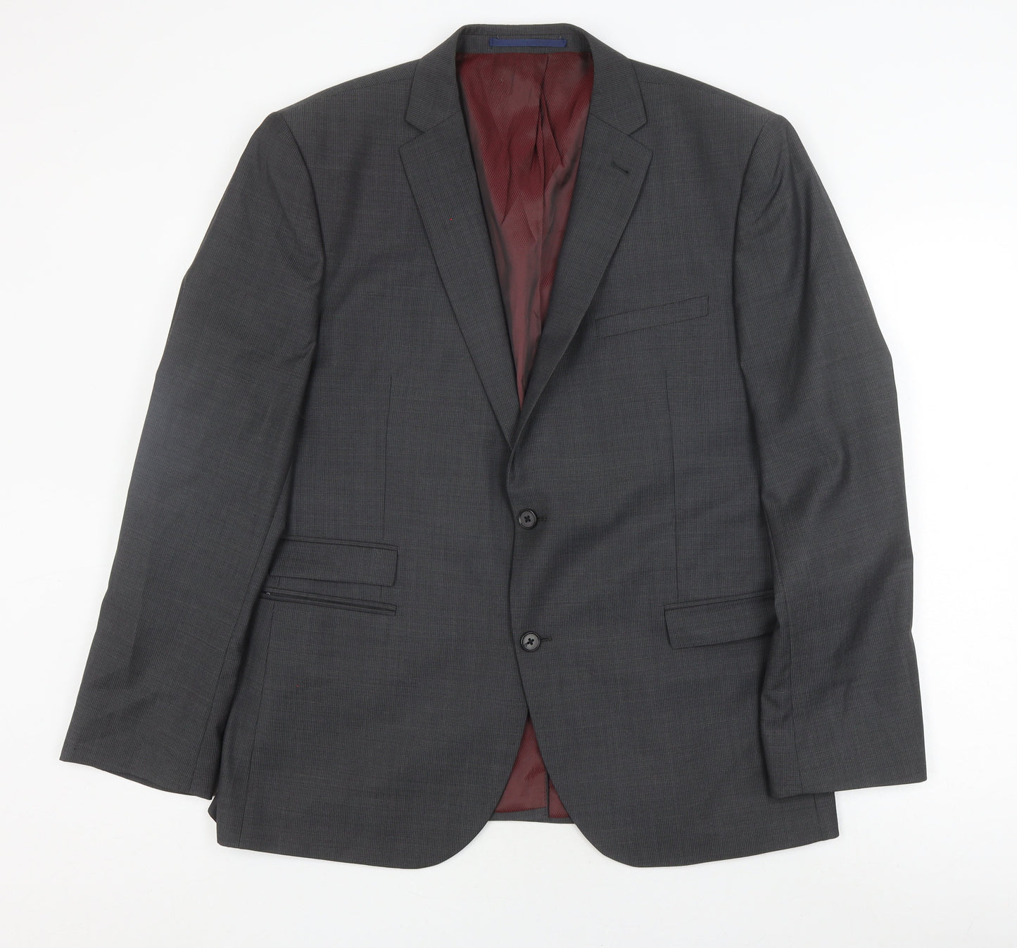 Mens UK Size 44 NEXT Regular Grey Suit Jacket