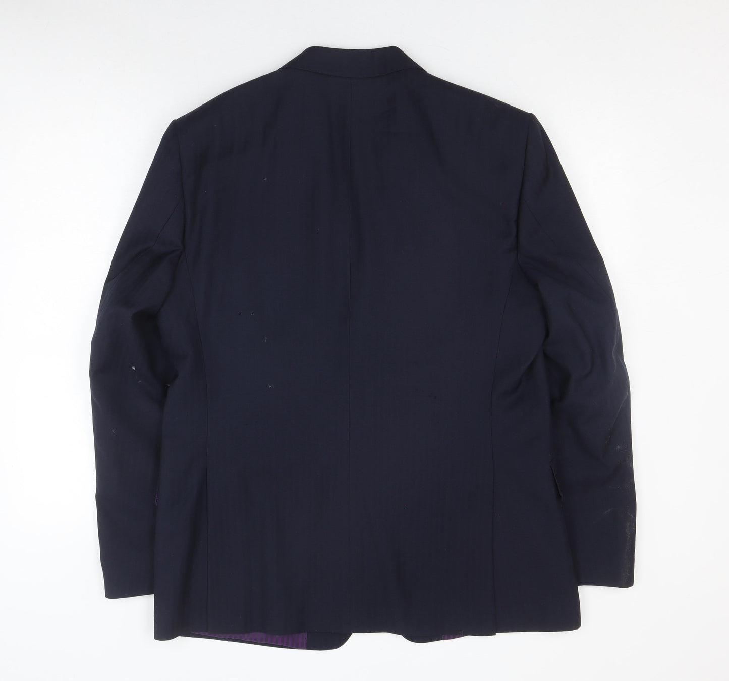 Mens UK Size 42 Marks and Spencer Regular Blue Suit Jacket