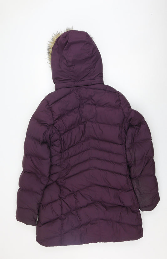 Marmot Women's Purple Puffer Jacket, Size M, Warm Winter Coat