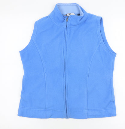 Womens UK Size 10-12 Isle Blue Gilet