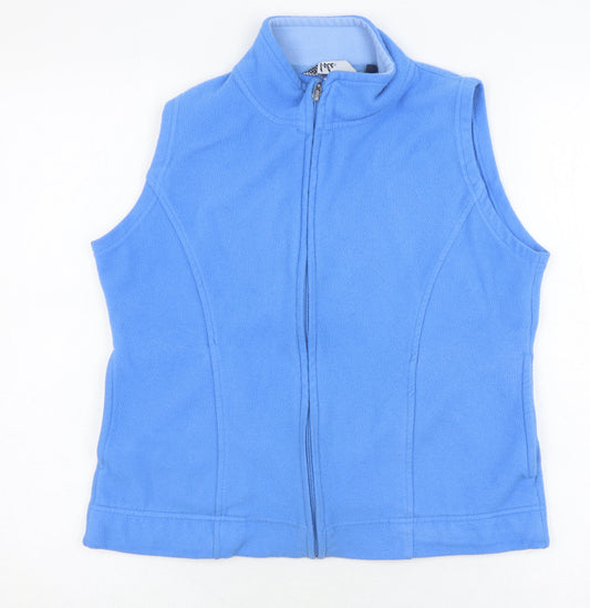Womens UK Size 10-12 Isle Blue Gilet