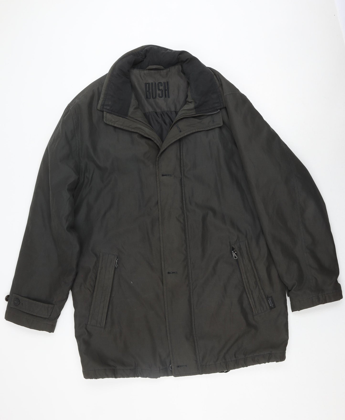 Mens UK Size R40 Bush Green Military Jacket
