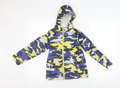 Mountain Warehouse Boys Camouflage Rain Coat 7-8 Years