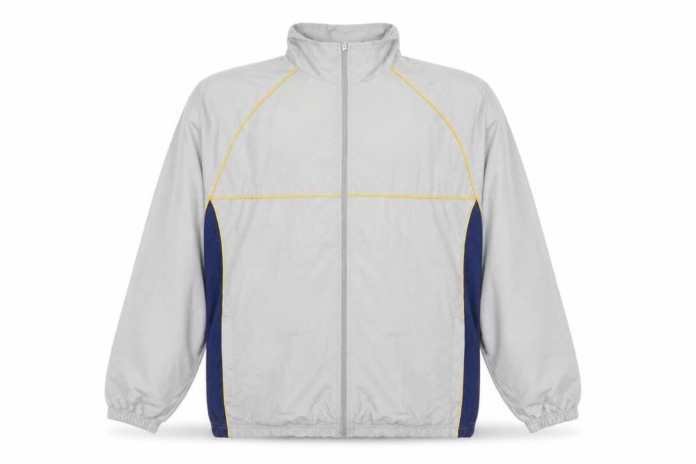 Mens UK Size L Athletic Works Grey Windbreaker Coat