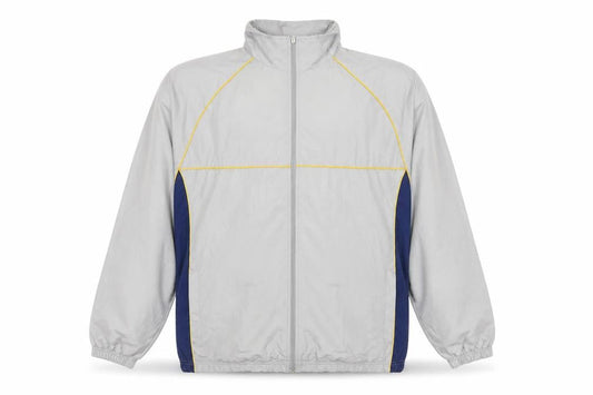 Mens UK Size L Athletic Works Grey Windbreaker Coat