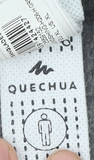 Mens UK Size XL Quechua Grey Fleece