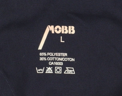 MOBB Men's Blue Cargo Trousers L, Adjustable Waist