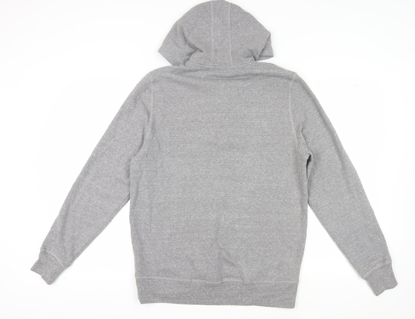 Free Country Men's Grey Henley Hoodie Size S