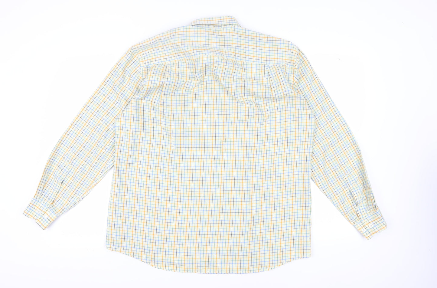 C&H Men's Checkered Slim Fit Long Sleeve Shirt