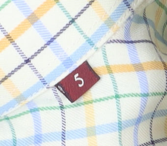 C&H Men's Checkered Slim Fit Long Sleeve Shirt