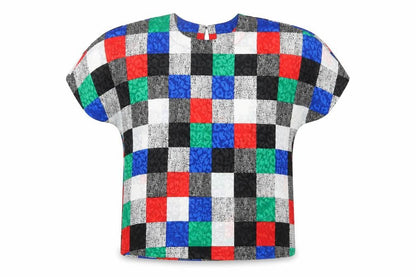 Womens UK Size L Nicola Multicoloured Basic T-Shirt