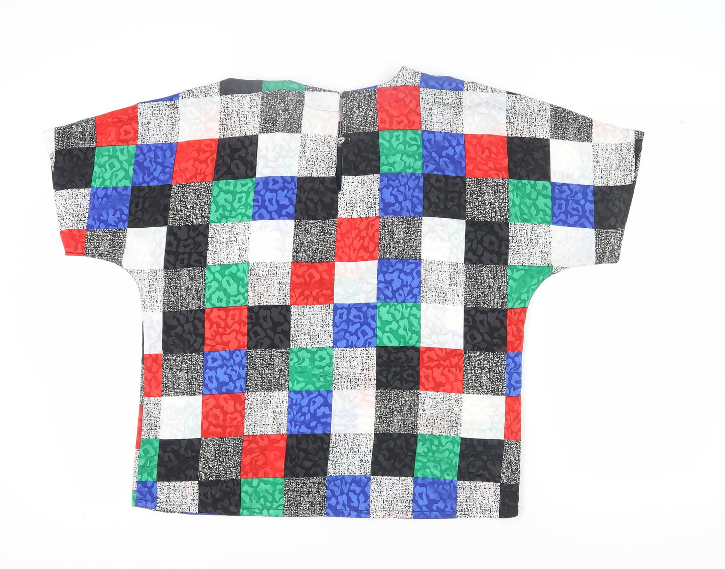 Womens UK Size L Nicola Multicoloured Basic T-Shirt