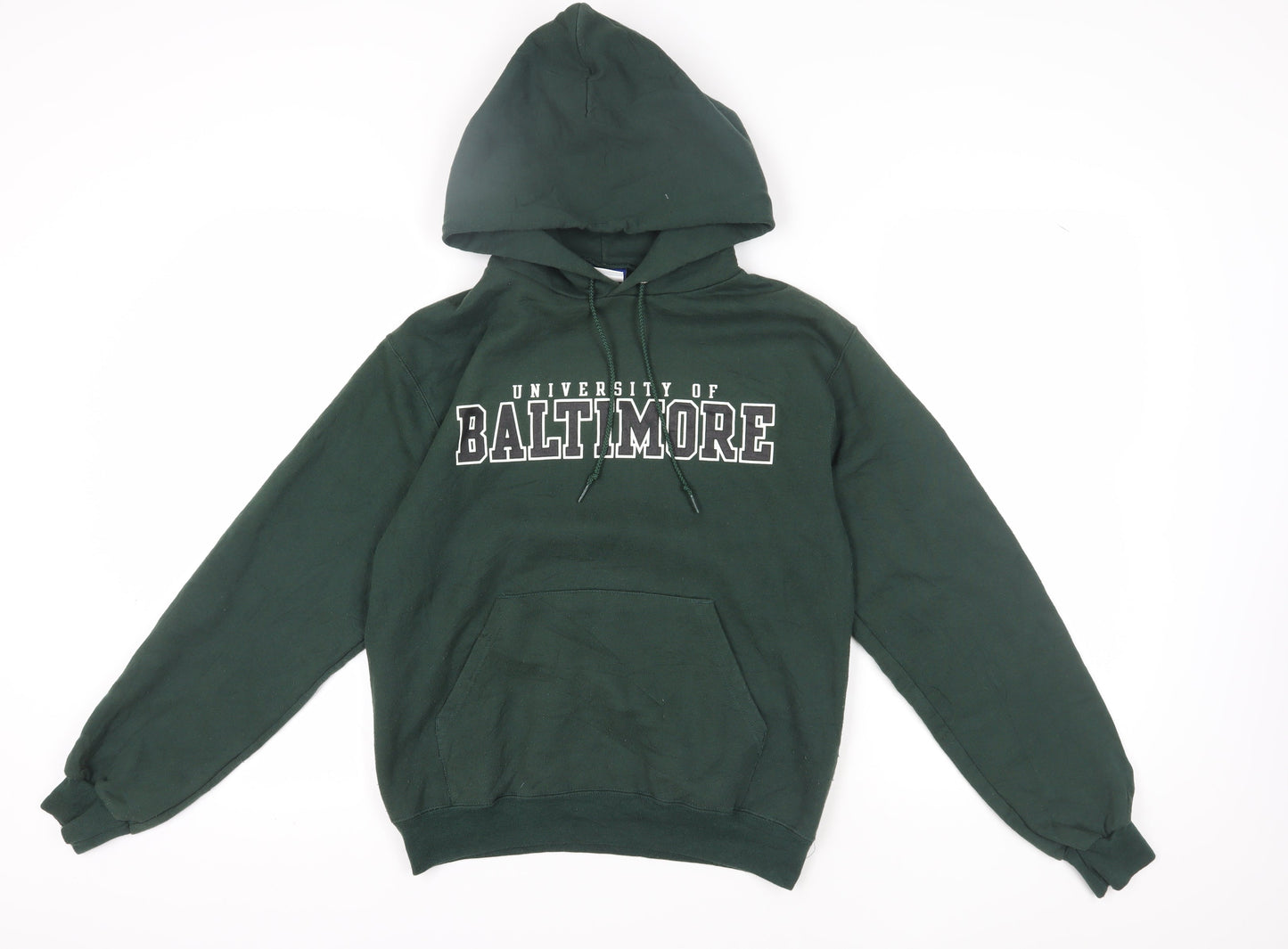 Mens UK Size S Champion Green Pullover Hoodie