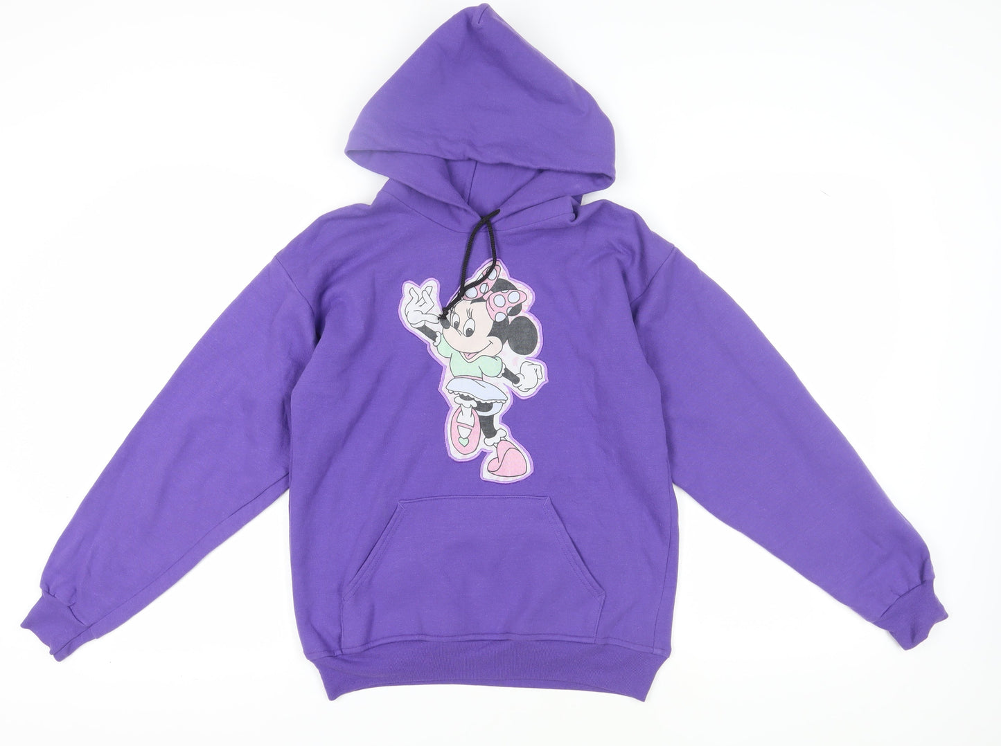 Port and Company Girls Purple Minnie Mouse Hoodie L