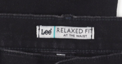 Lee Women's Black Straight Jeans Size 12 Relaxed