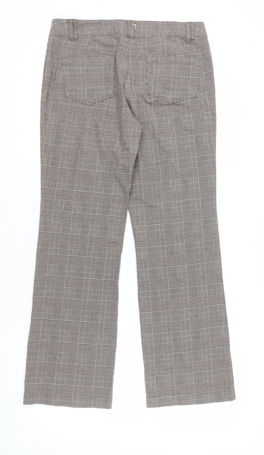 Womens UK Size 14 Denver Hayes Regular Fit Straight Grey Trousers
