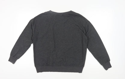 Reebok Grey Sweatshirt Unisex Adult M Pullover Activewear