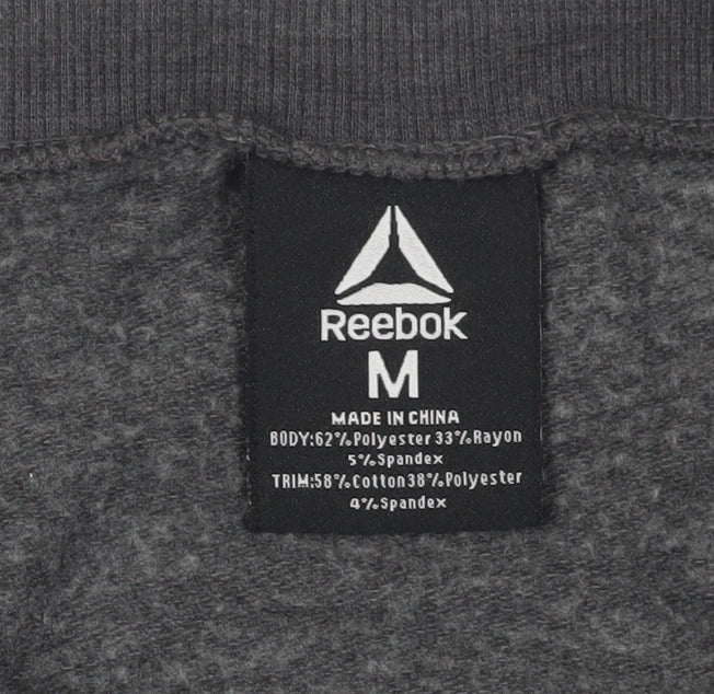 Reebok Grey Sweatshirt Unisex Adult M Pullover Activewear