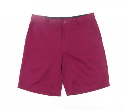 Greg Norman Men's Red Chino Shorts Size 34