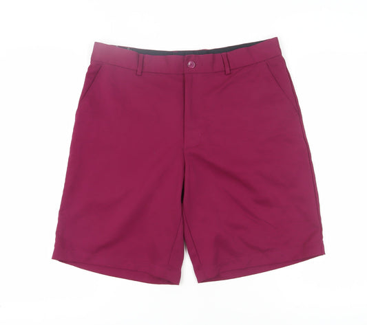 Greg Norman Men's Red Chino Shorts Size 34