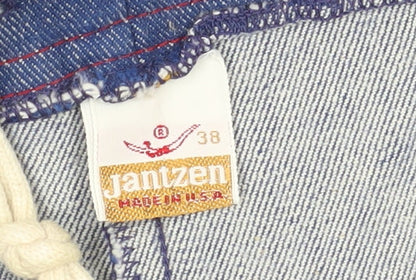 Jantzen Men's Blue Chino Shorts, Large, Denim, Casual Style