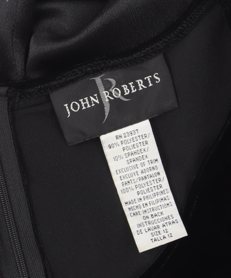 John Roberts Women's Black 12 Jumpsuit - Party Style