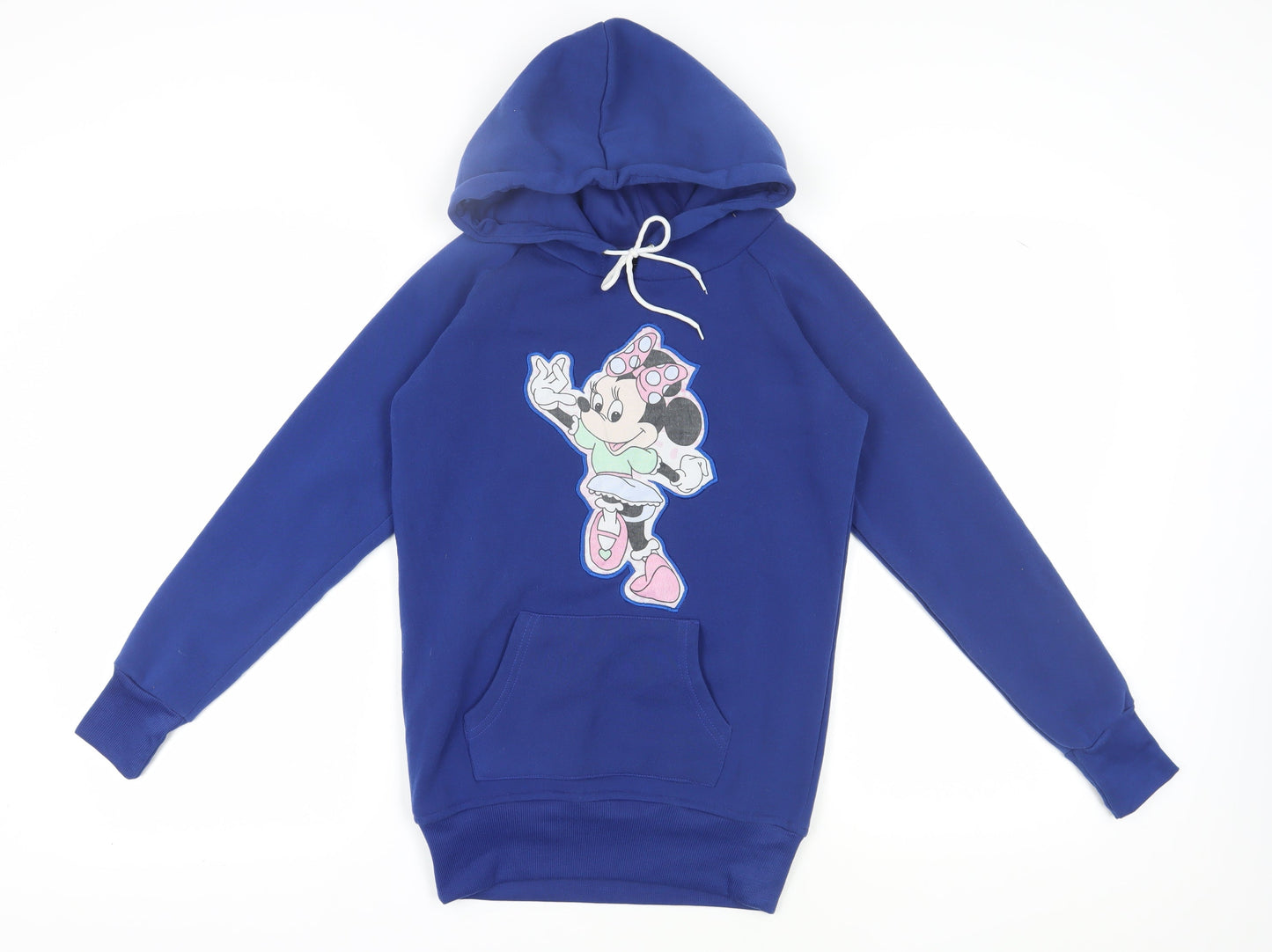SWS Women's Blue Disney Hoodie, Size S, Cartoon Graphic