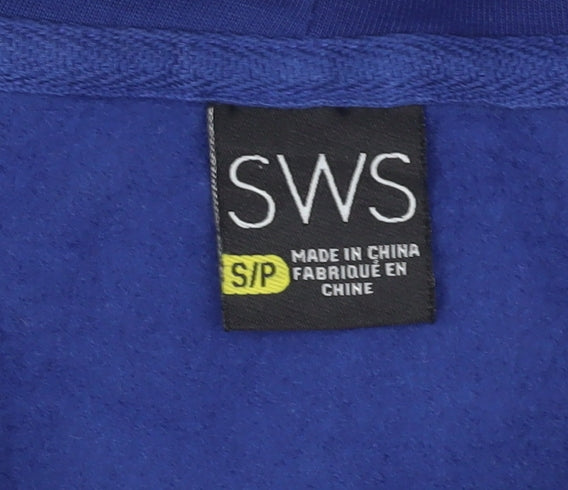SWS Women's Blue Disney Hoodie, Size S, Cartoon Graphic