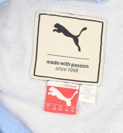 Puma Women's Blue Pullover Hoodie UK Size 14