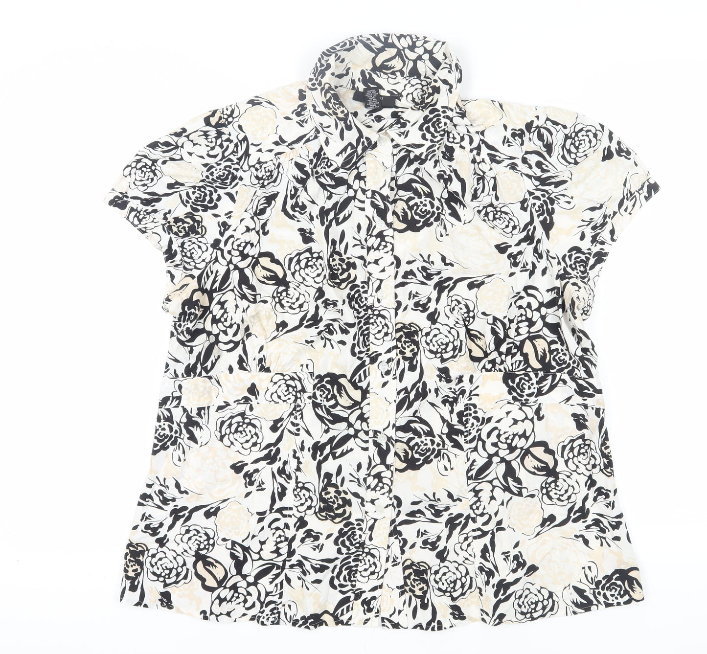 Womens UK Size 16 Alfani Multicoloured  Button-Up