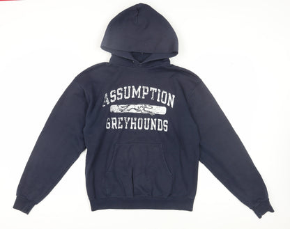 Unisex Adults UK Size M Champion Blue Pullover Hoodie