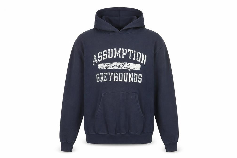 Unisex Adults UK Size M Champion Blue Pullover Hoodie