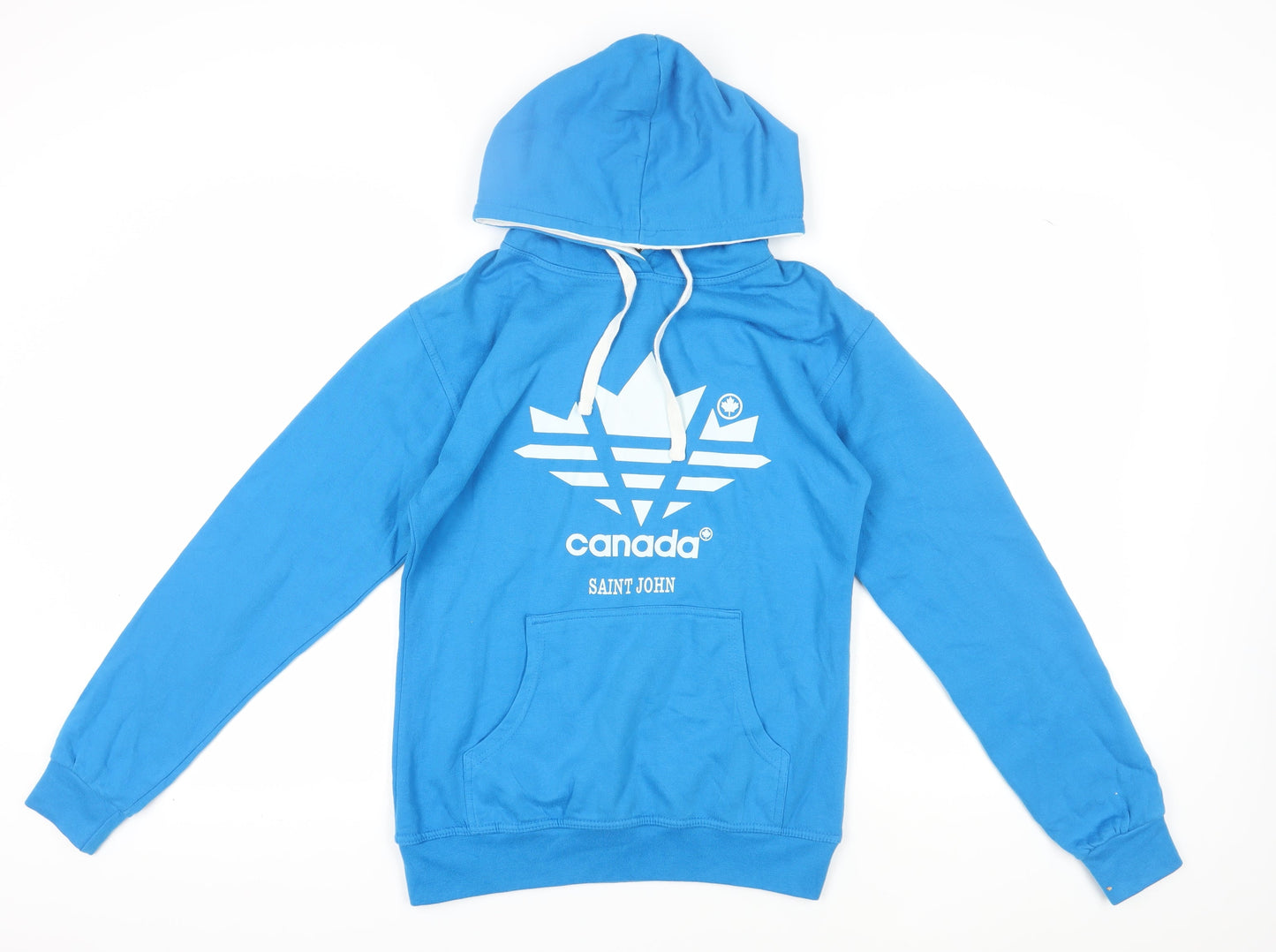 Ideal Blue Unisex L Pullover Hoodie, Logo, Casual