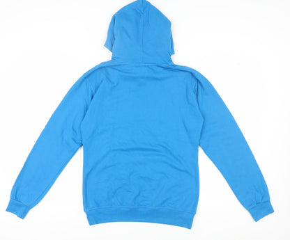 Ideal Blue Unisex L Pullover Hoodie, Logo, Casual