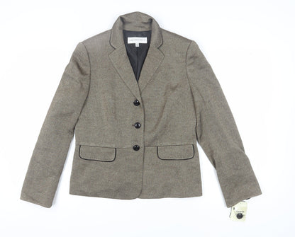 Jones New York Women’s Brown Blazer, Size 12, Classic Style