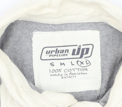 Urban Pipeline Men's Grey Colourblock Long Sleeve Polo