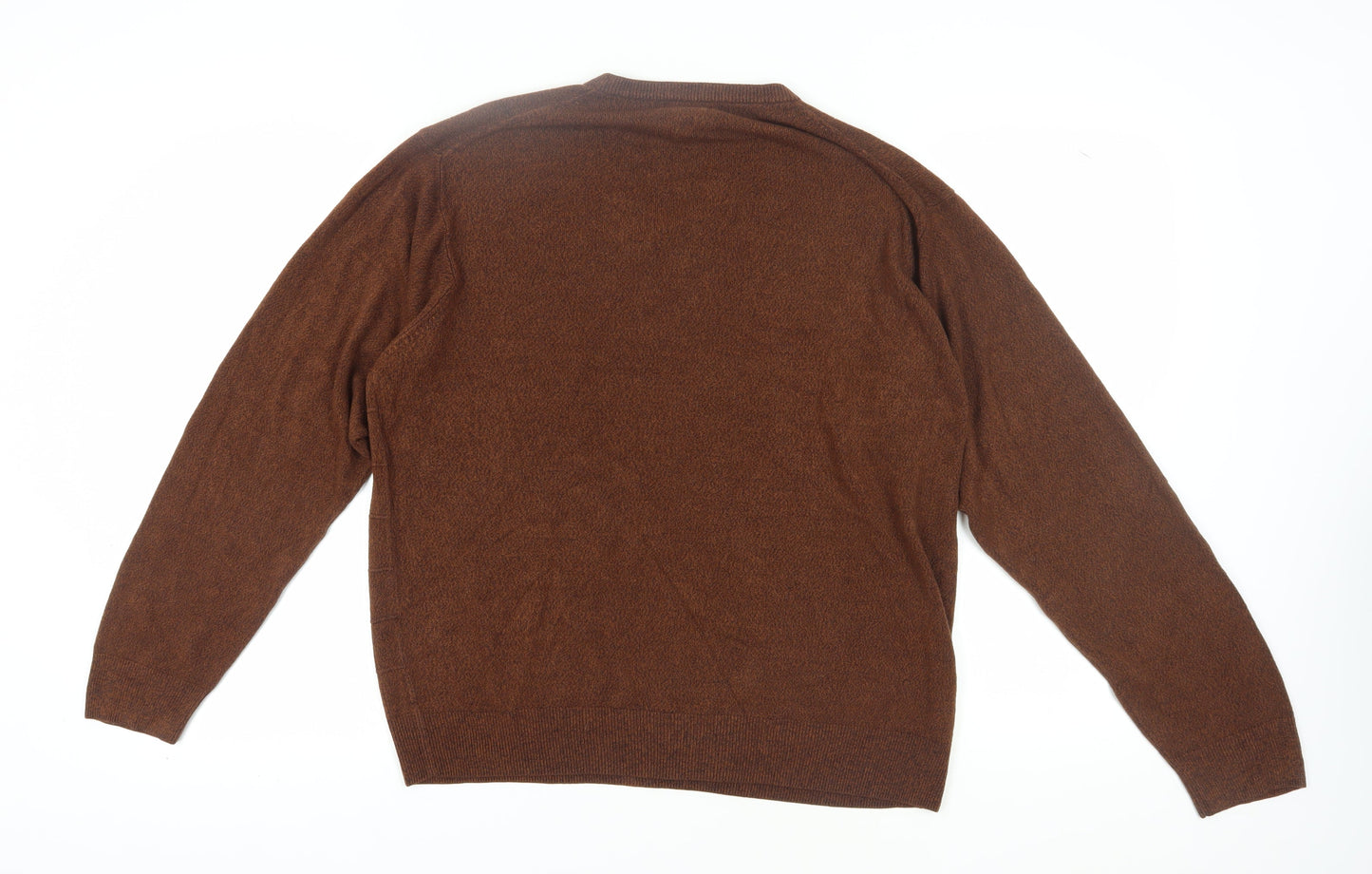 Dockers Men's Brown Pullover V-Neck Jumper XL