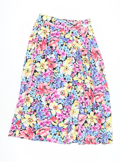 Lizwear Women's Multicoloured A-Line Midi Skirt Size 8