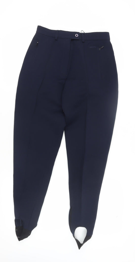 Additional front view of Belfe & Belfe unisex blue jogger trousers, size 18