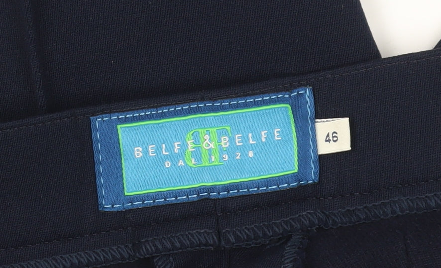 Belfe & Belfe Unisex Blue Jogger Trousers, Size 18