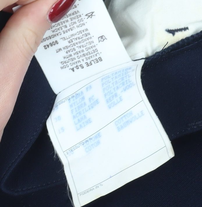 Belfe & Belfe Unisex Blue Jogger Trousers, Size 18