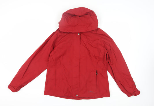 Eddie Bauer Women's Red Waterproof Jacket L