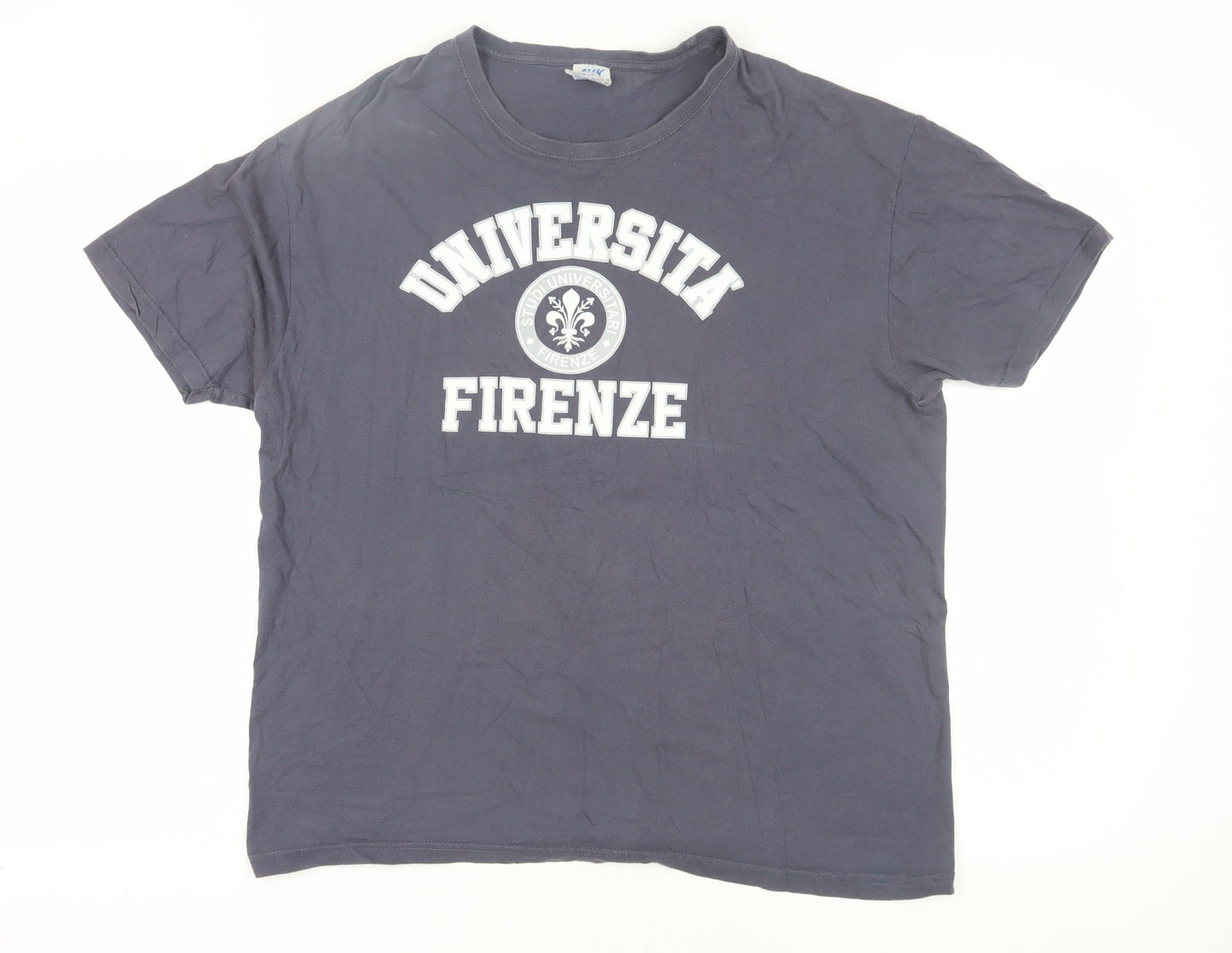 JHK Men's Grey Universita T-Shirt 2XL