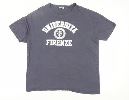 JHK Men's Grey Universita T-Shirt 2XL