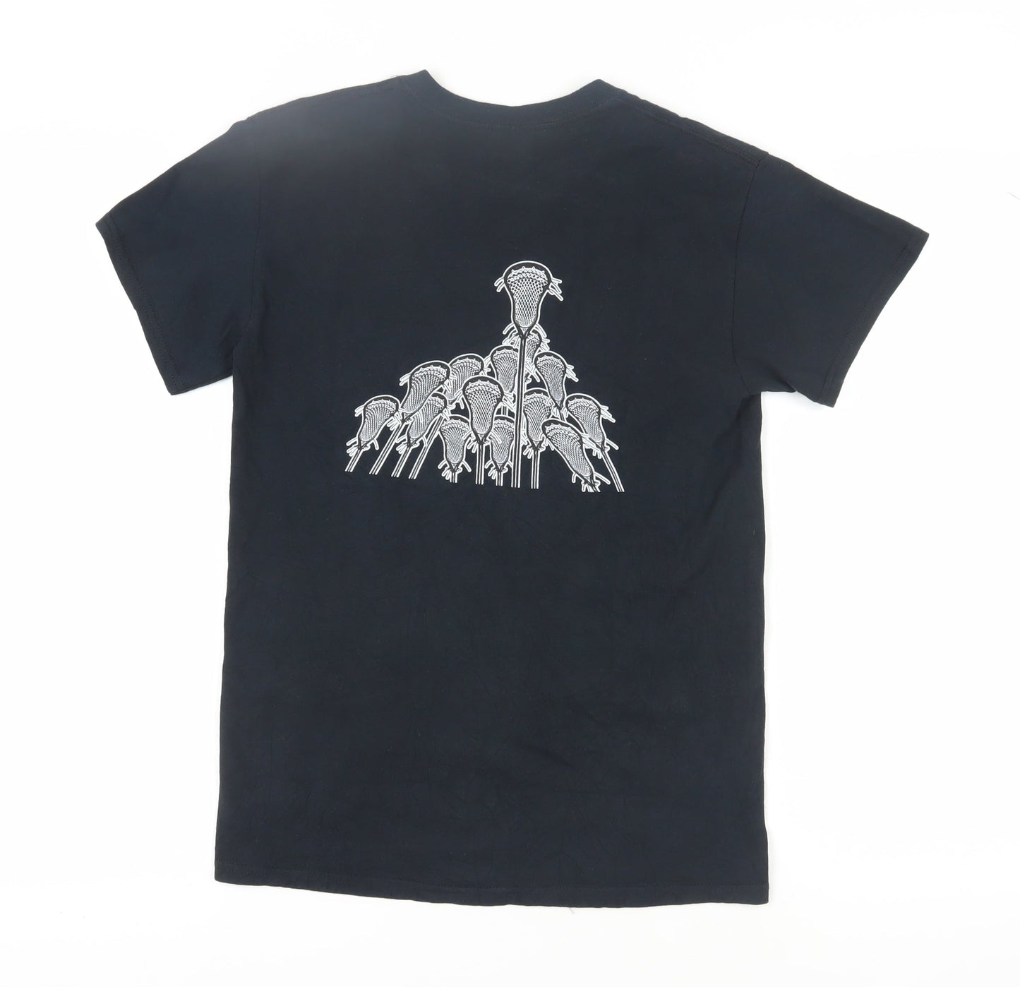 Unisex Adults UK Size S Gildan Black Basic T-Shirt