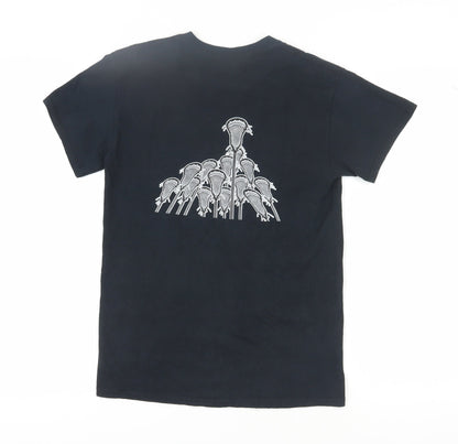 Unisex Adults UK Size S Gildan Black Basic T-Shirt