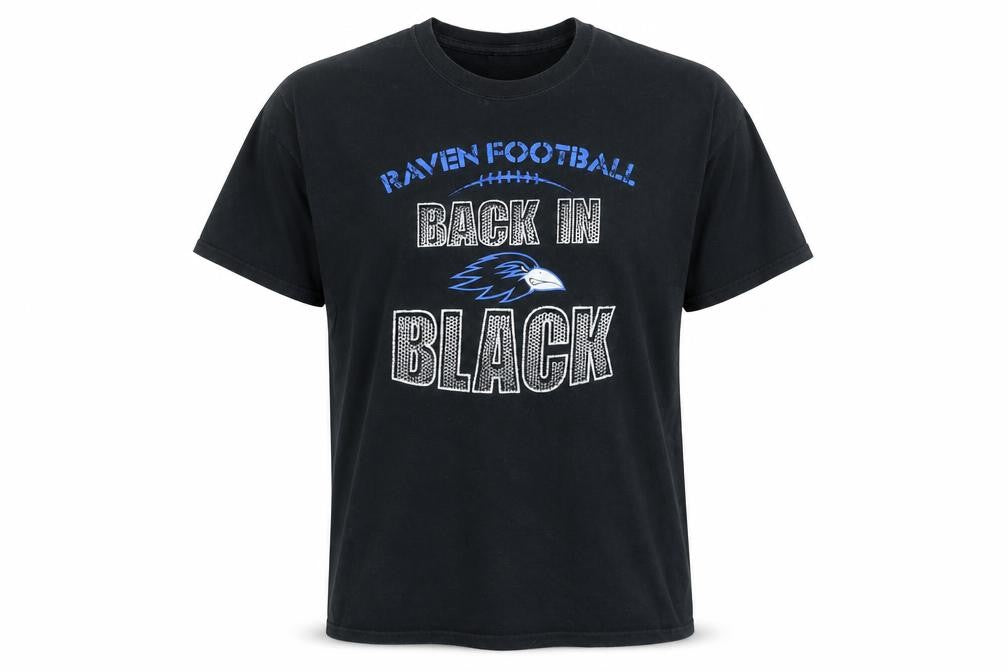 Mens UK Size M Gildan Black  T-Shirt