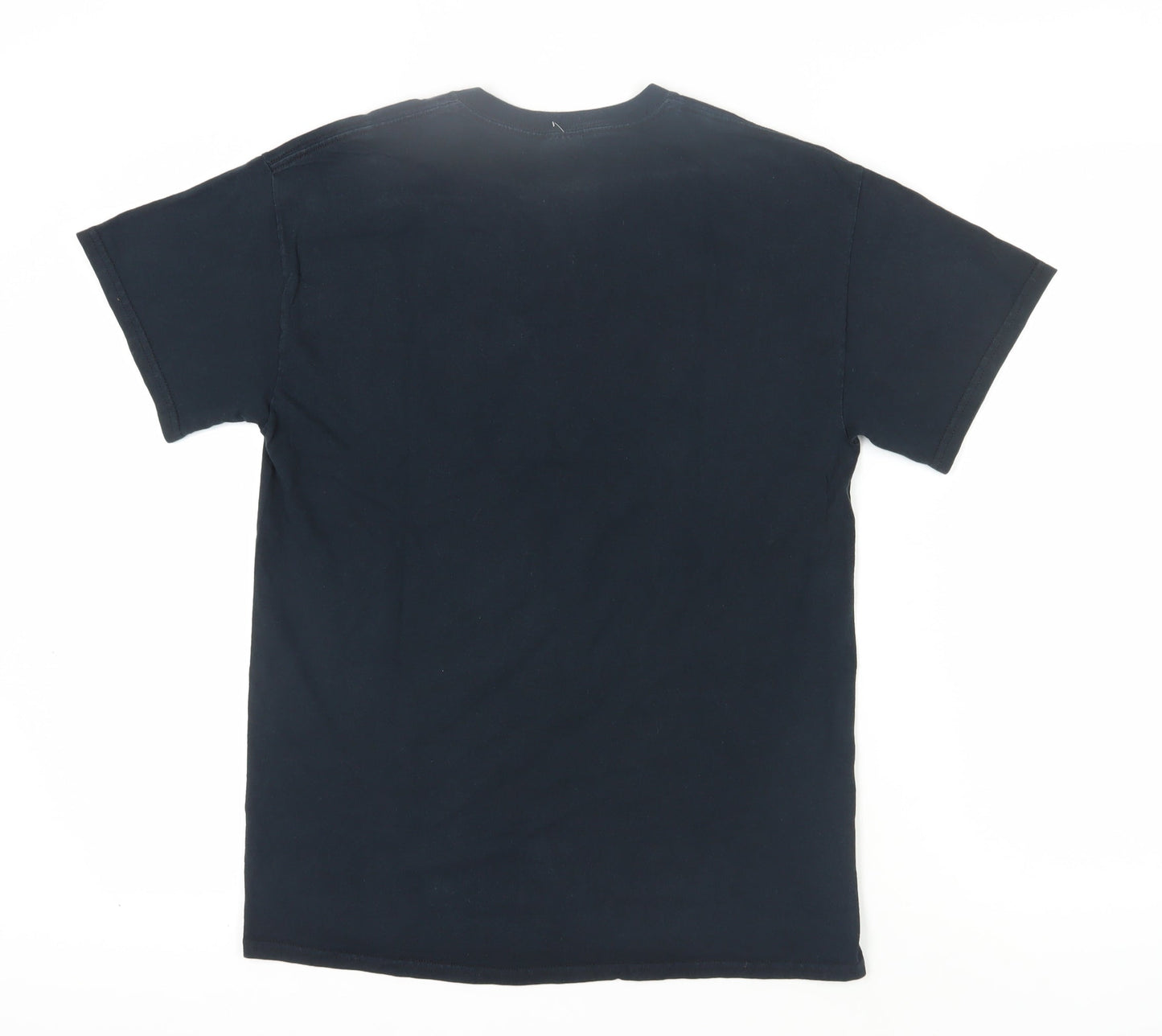 Mens UK Size M Gildan Black  T-Shirt